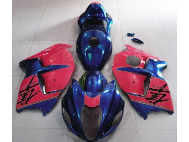 1997-2007 Gloss Blue and Red Suzuki GSXR 1300 Motorcycle Fairing UK
