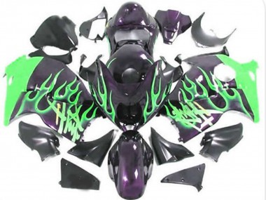 1997-2007 Green Flame Suzuki GSXR 1300 Motorcycle Fairing UK