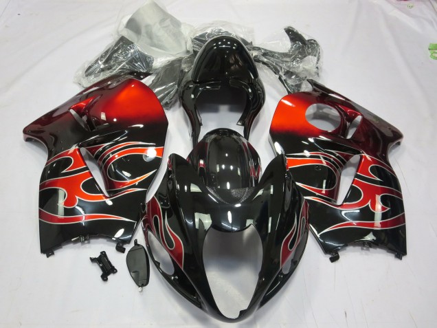 1997-2007 Red Swirl Suzuki GSXR 1300 Motorcycle Fairing UK 1997-2007 Red Swirl Suzuki GSXR 1300 Motorcycle Fairing UK