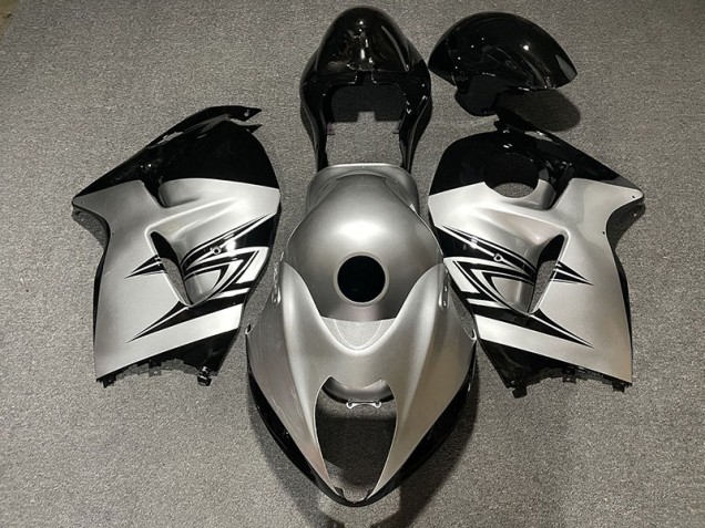 1997-2007 Silver and Black Suzuki GSXR 1300 Motorcycle Fairing UK 1997-2007 Silver and Black Suzuki GSXR 1300 Motorcycle Fairing UK