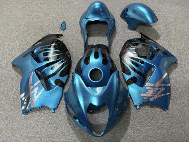 1997-2007 Sky Blue and Black Suzuki GSXR 1300 Motorcycle Fairing UK