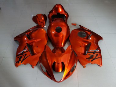 1997-2007 Vibrant Gloss Orange Suzuki GSXR 1300 Motorcycle Fairing UK