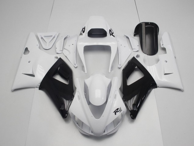 1998-1999 Black and White Yamaha R1 Motorcycle Fairing UK 1998-1999 Black and White Yamaha R1 Motorcycle Fairing UK