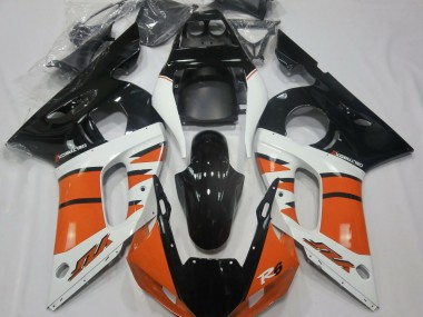 1998-2002 Gloss Orange and Black Yamaha R6 Motorcycle Fairing UK