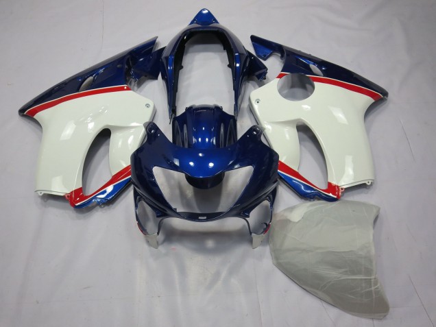 1999-2000 Deep Blue White and Red Honda CBR600 F4 Motorcycle Fairing UK 1999-2000 Deep Blue White and Red Honda CBR600 F4 Motorcycle Fairing UK