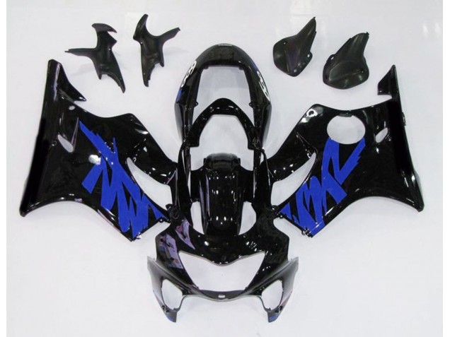 1999-2000 Gloss Black & Blue Honda CBR600 F4 Motorcycle Fairing UK 1999-2000 Gloss Black & Blue Honda CBR600 F4 Motorcycle Fairing UK