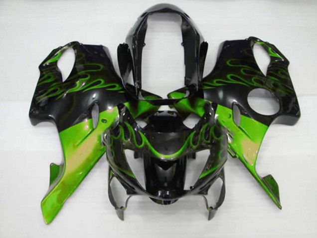 1999-2000 Green Flame Honda CBR600 F4 Motorcycle Fairing UK 1999-2000 Green Flame Honda CBR600 F4 Motorcycle Fairing UK