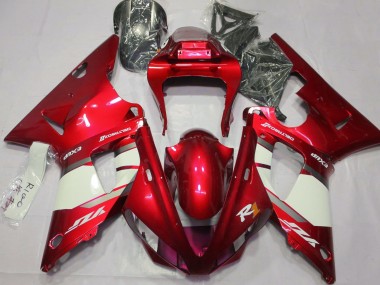 2000-2001 Fire Red & White Yamaha R1 Motorcycle Fairing UK