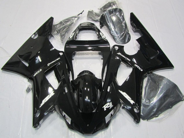 2000-2001 Gloss Black Yamaha R1 Motorcycle Fairing UK 2000-2001 Gloss Black Yamaha R1 Motorcycle Fairing UK