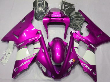 2000-2001 Hot Pink & White Yamaha R1 Motorcycle Fairing UK