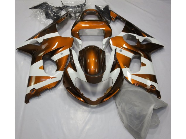 2000-2002 Gloss Orange & White Suzuki GSXR 1000 Motorcycle Fairing UK 2000-2002 Gloss Orange & White Suzuki GSXR 1000 Motorcycle Fairing UK