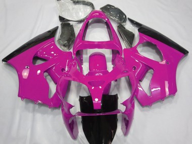 2000-2002 Gloss Pink & Black Kawasaki ZX6R Motorcycle Fairing UK