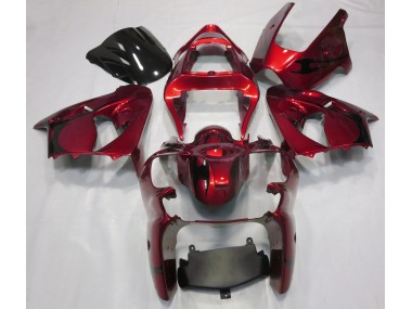 2000-2002 Metallic Red Kawasaki ZX6R Motorcycle Fairing UK