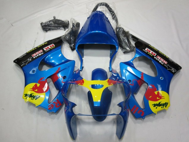 2000-2002 Red Bull Kawasaki ZX6R Motorcycle Fairing UK 2000-2002 Red Bull Kawasaki ZX6R Motorcycle Fairing UK