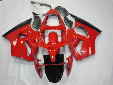 2000-2002 Red and Black Kawasaki ZX6R Motorcycle Fairing UK