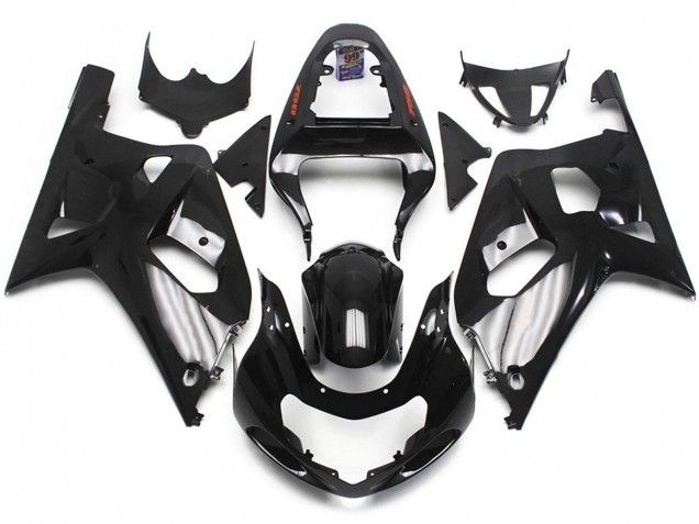 2001-2003 Gloss Black W Red Decal Suzuki GSXR 600-750 Motorcycle Fairing UK 2001-2003 Gloss Black W Red Decal Suzuki GSXR 600-750 Motorcycle Fairing UK
