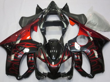 2001-2003 Red Flame Honda CBR600 F4i Motorcycle Fairing UK