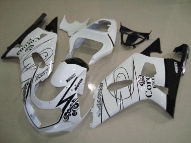 2001-2003 White Corona Suzuki GSXR 600-750 Motorcycle Fairing UK