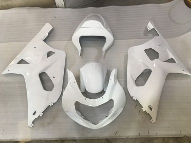 2001-2003 White RS Suzuki GSXR 600-750 Motorcycle Fairing UK