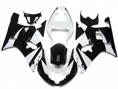 2001-2003 White and Black Style OEM Suzuki GSXR 600-750 Motorcycle Fairing UK