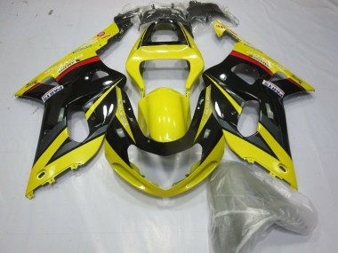2001-2003 Yellow Black and Grey Suzuki GSXR 600-750 Motorcycle Fairing UK