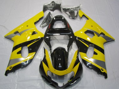 2001-2003 Yellow OEM Style Suzuki GSXR 600-750 Motorcycle Fairing UK