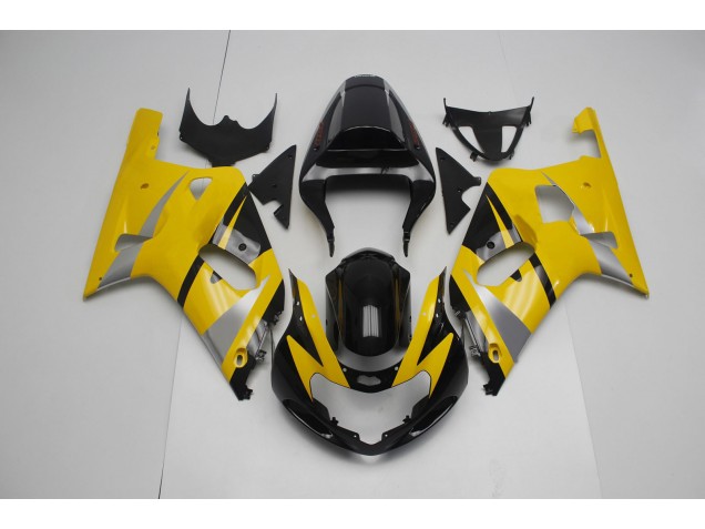 2001-2003 Yellow and Black Suzuki GSXR 600-750 Motorcycle Fairing UK 2001-2003 Yellow and Black Suzuki GSXR 600-750 Motorcycle Fairing UK