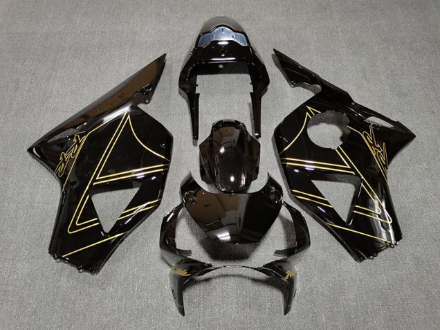 2002-2003 Gloss Black & Gold Honda CBR954 Motorcycle Fairing UK 2002-2003 Gloss Black & Gold Honda CBR954 Motorcycle Fairing UK