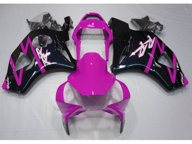 2002-2003 Gloss Black and Pink Honda CBR954 Motorcycle Fairing UK 2002-2003 Gloss Black and Pink Honda CBR954 Motorcycle Fairing UK
