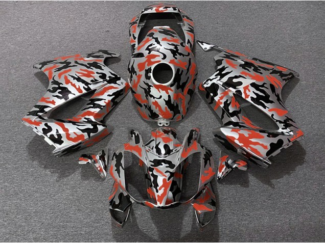 2002-2012 Red Camo Honda VFR800 Motorcycle Fairing UK 2002-2012 Red Camo Honda VFR800 Motorcycle Fairing UK