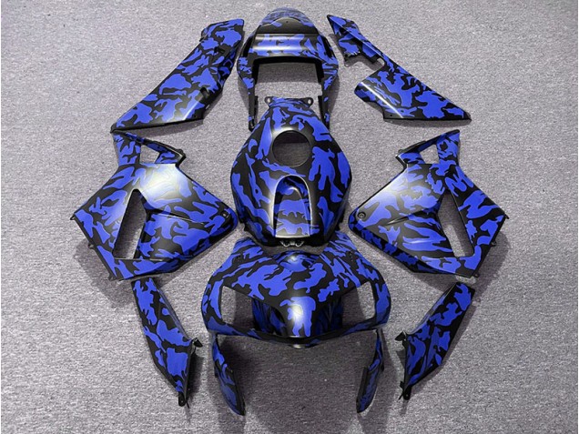 2003-2004 Blue Camo Honda CBR600RR Motorcycle Fairing UK