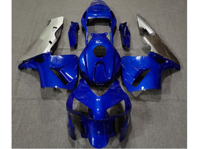 2003-2004 Deep Blue & Silver Honda CBR600RR Motorcycle Fairing UK 2003-2004 Deep Blue & Silver Honda CBR600RR Motorcycle Fairing UK