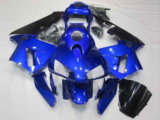 2003-2004 Gloss Blue and Black Honda CBR600RR Motorcycle Fairing UK