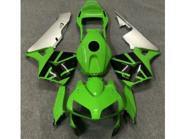 2003-2004 Gloss Green & Matte Silver Honda CBR600RR Motorcycle Fairing UK