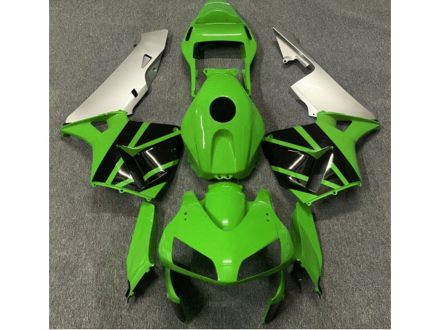 2003-2004 Gloss Green & Matte Silver Honda CBR600RR Motorcycle Fairing UK 2003-2004 Gloss Green & Matte Silver Honda CBR600RR Motorcycle Fairing UK