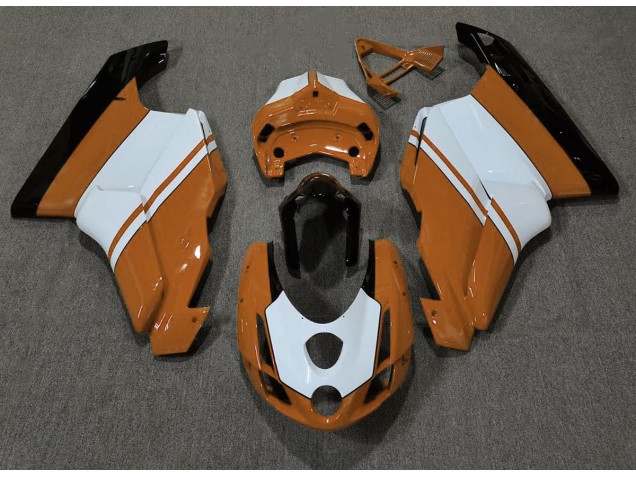 2003-2004 Gloss Orange & White Ducati 749 999 Motorcycle Fairing UK 2003-2004 Gloss Orange & White Ducati 749 999 Motorcycle Fairing UK
