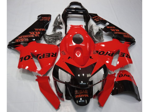 2003-2004 Gloss Red Repsol Honda CBR600RR Motorcycle Fairing UK 2003-2004 Gloss Red Repsol Honda CBR600RR Motorcycle Fairing UK