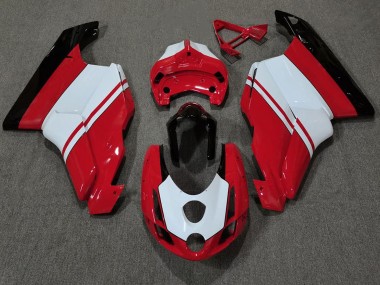 2003-2004 Gloss Red & White Ducati 749 999 Motorcycle Fairing UK