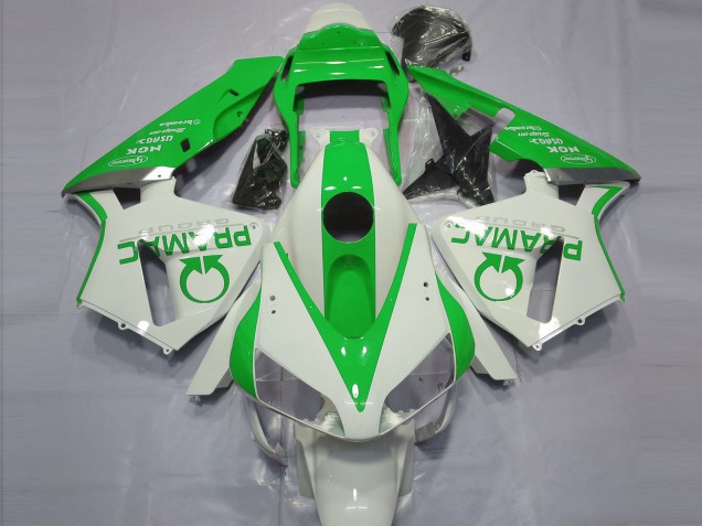 2003-2004 Gloss White and Green PRAMAC Honda CBR600RR Motorcycle Fairing UK 2003-2004 Gloss White and Green PRAMAC Honda CBR600RR Motorcycle Fairing UK