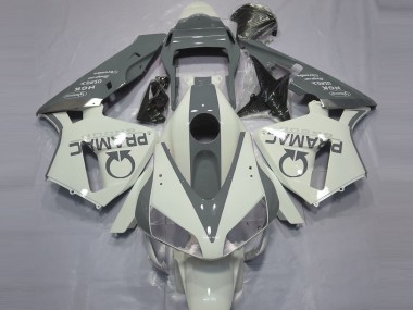 2003-2004 Gloss White and Grey PRAMAC Honda CBR600RR Motorcycle Fairing UK