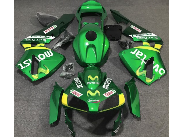 2003-2004 Green Movistar Honda CBR600RR Motorcycle Fairing UK