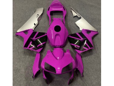 2003-2004 Hot Pink & Matte Silver Honda CBR600RR Motorcycle Fairing UK