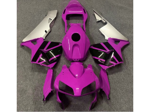 2003-2004 Hot Pink & Matte Silver Honda CBR600RR Motorcycle Fairing UK 2003-2004 Hot Pink & Matte Silver Honda CBR600RR Motorcycle Fairing UK
