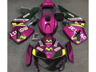 2003-2004 Hot Pink Movistar Honda CBR600RR Motorcycle Fairing UK