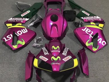 2003-2004 Hot Pink Movistar Honda CBR600RR Motorcycle Fairing UK