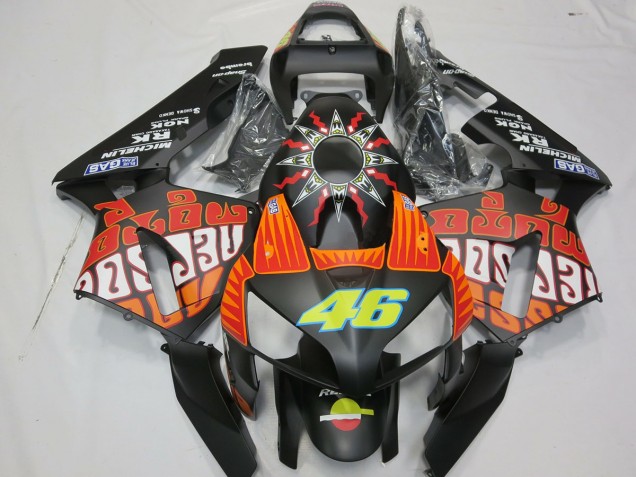 2003-2004 Matte Rossi Design Honda CBR600RR Motorcycle Fairing UK 2003-2004 Matte Rossi Design Honda CBR600RR Motorcycle Fairing UK