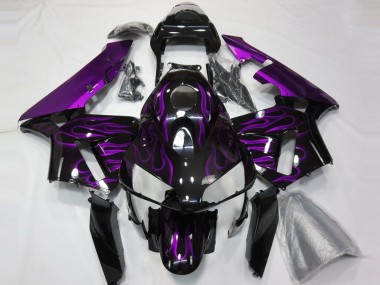 2003-2004 Purple Flames Honda CBR600RR Motorcycle Fairing UK