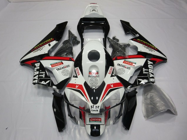 2003-2004 Red Playboy Honda CBR600RR Motorcycle Fairing UK 2003-2004 Red Playboy Honda CBR600RR Motorcycle Fairing UK