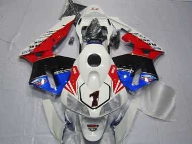 2003-2004 Red White Black and Blue Honda CBR600RR Motorcycle Fairing UK