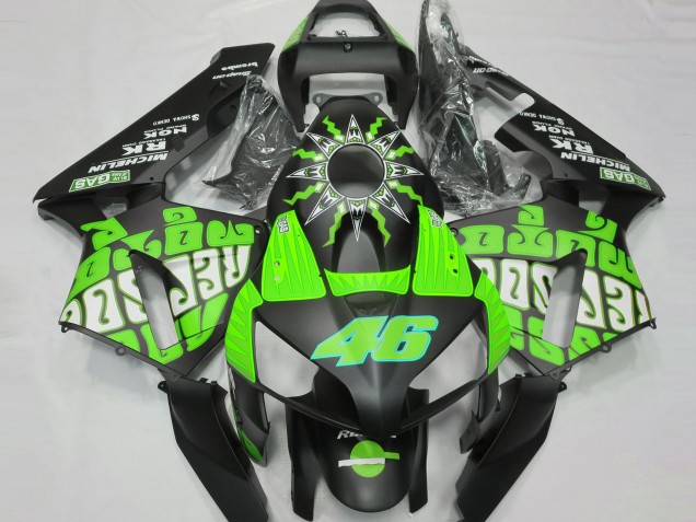 2003-2004 Slime Green Rossi Repsol Honda CBR600RR Motorcycle Fairing UK 2003-2004 Slime Green Rossi Repsol Honda CBR600RR Motorcycle Fairing UK